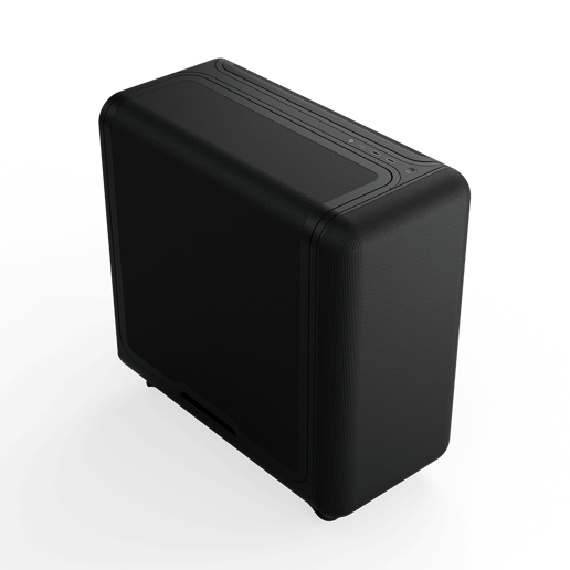 HYTE X50 Air Pitch Black Mid Tower Gaming Case - Black 